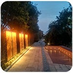 公園雕塑景觀亮化怎樣做？——洗墻燈如何安裝固定？