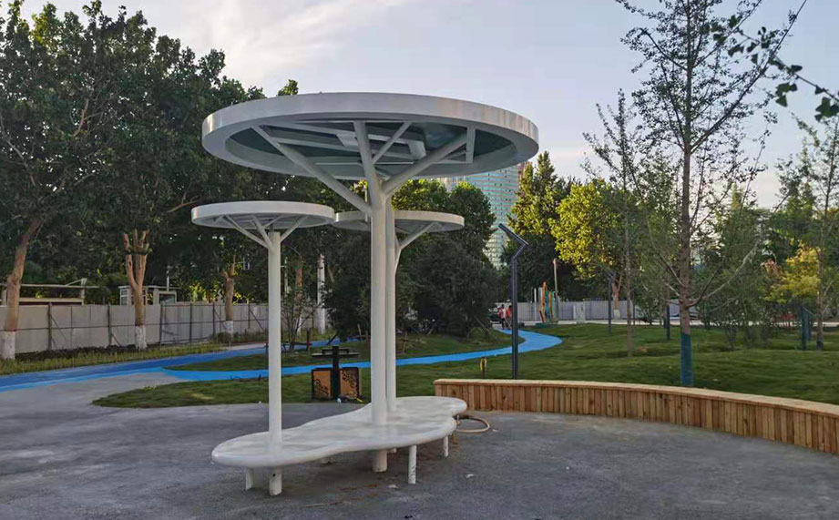 景觀燈，口袋公園